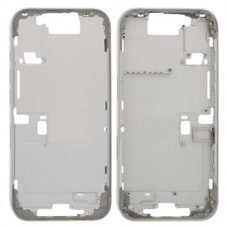 Middle Frame Telaio con Carrello Sim e Tasti Laterali per Apple iPhone 16 Pro Natural