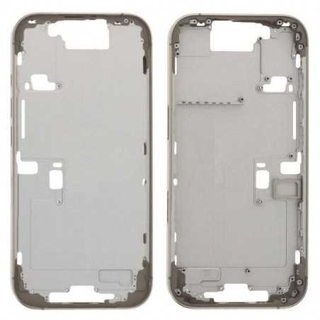 Middle Frame Telaio con Carrello Sim e Tasti Laterali per Apple iPhone 16 Pro | Gold