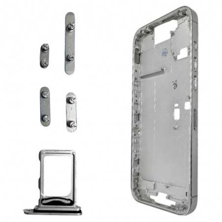 Middle Frame Telaio con Carrello Sim e Tasti Laterali per Apple iPhone 16 P