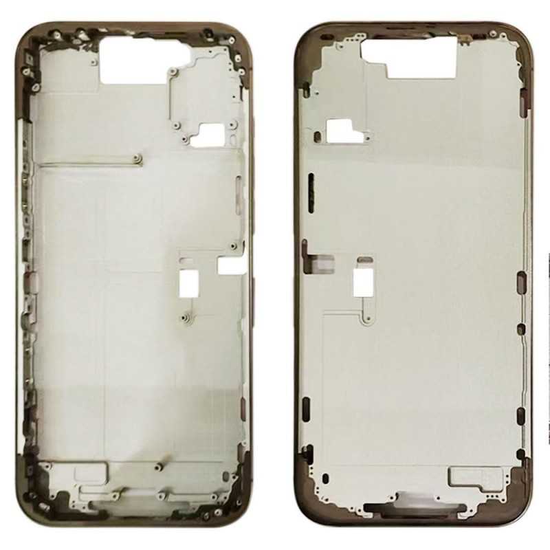Middle Frame Telaio con Carrello Sim e Tasti Laterali per Apple iPhone 16 Pro Max | Gold
