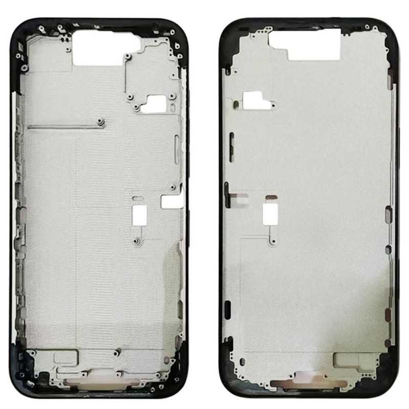 Middle Frame with SIM Tray and Side Buttons for iPhone 16 Pro Max | Black Middle Frame with SIM Tray and Side Buttons for iPhone 16 Pro Max | Black