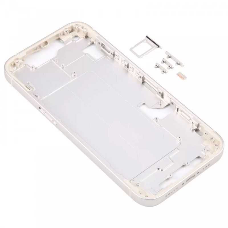 Middle Frame Telaio con Carrello Sim e Tasti Laterali per Apple iPhone 14 | Bianco Middle Frame Telaio con Carrello Sim e Tasti Laterali per Apple iPhone 14 | Bianco