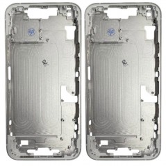 Middle Frame iPhone 14+ Plus Telaio con Carrello Sim e Tasti Laterali per Apple | Bianco