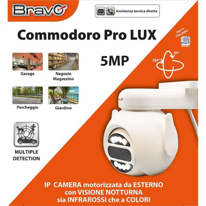 BRAVO Commodoro Pro Lux HD Video Surveillance Camera Night Vision IP65 Professional Security Indoor/Outdoor