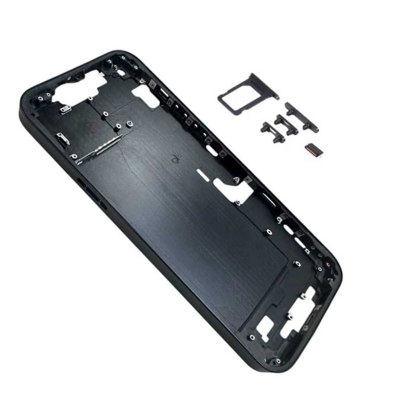 Middle Frame iPhone 14 Plus with SIM Tray and Side Buttons for Apple | Black Middle Frame iPhone 14 Plus with SIM Tray and Side Buttons for Apple | Black