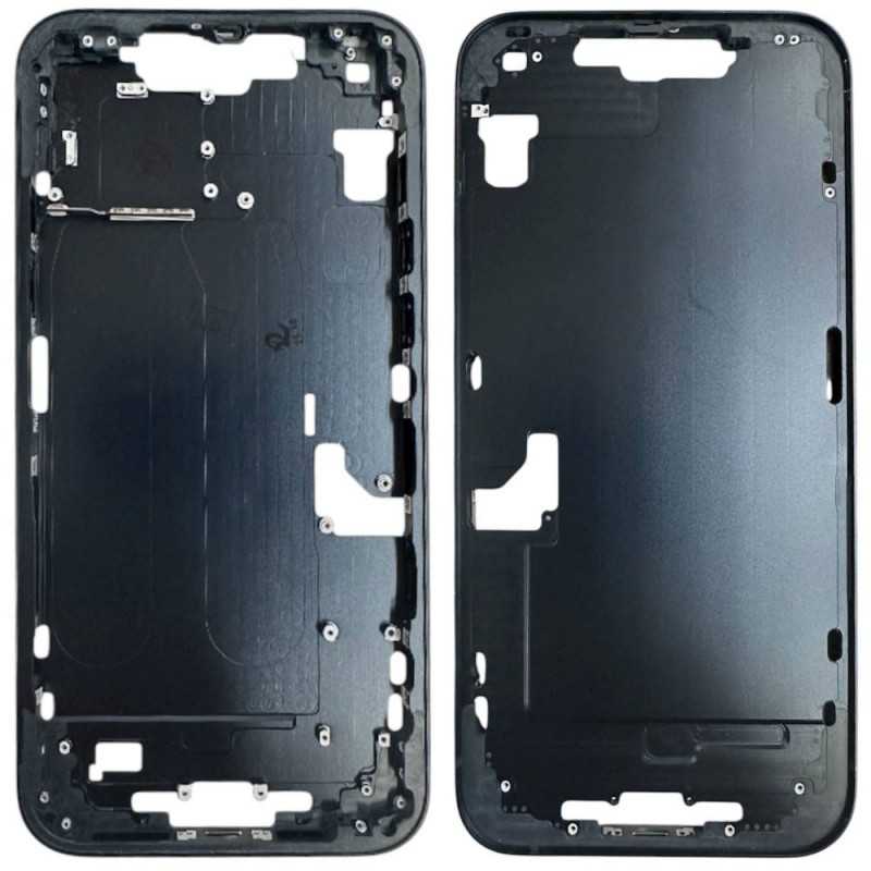 Middle Frame iPhone 14 Plus Telaio con Carrello Sim e Tasti Laterali per Apple | Nero Middle Frame iPhone 14 Plus Telaio con Carrello Sim e Tasti Laterali per Apple | Nero