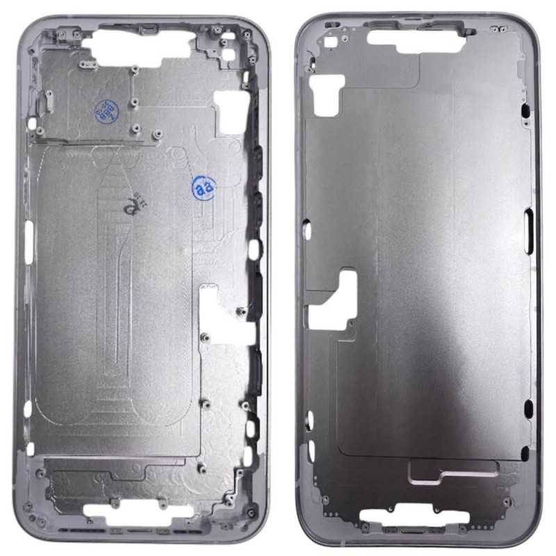 Middle Frame iPhone 14 Plus Telaio con Carrello Sim e Tasti Laterali per Apple | Purple Middle Frame iPhone 14 Plus Telaio con Carrello Sim e Tasti Laterali per Apple | Purple