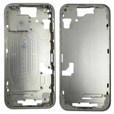 Middle Frame iPhone 15 Telaio con Carrello Sim e Tasti Laterali per Apple | Giallo