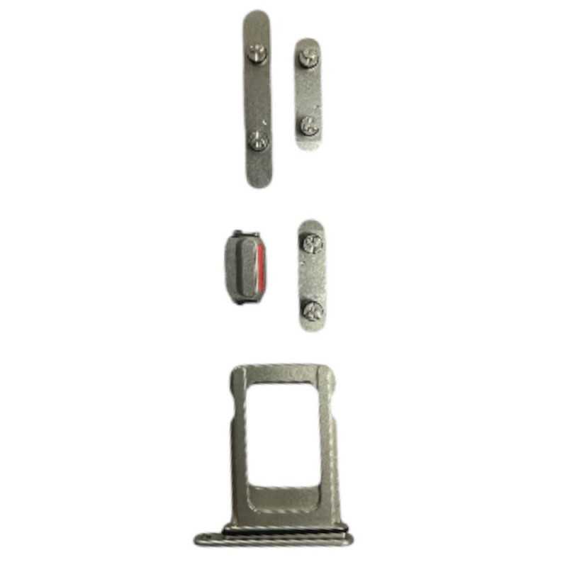 Middle Frame iPhone 15 Telaio con Carrello Sim e Tasti Laterali per Apple | Giallo