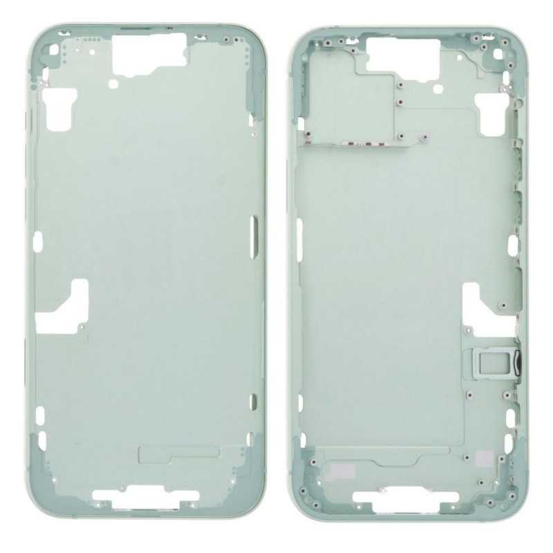 Middle Frame iPhone 15 with SIM Tray and Side Buttons for Apple | Green Middle Frame iPhone 15 with SIM Tray and Side Buttons for Apple | Green