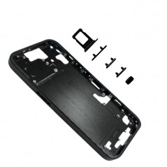 Middle Frame iPhone 15 with SIM Tray and Side Buttons for Apple | Black