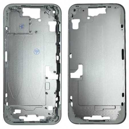 Middle Frame iPhone 15 Plus Telaio con Carrello Sim e Tasti Laterali per Apple | Blue