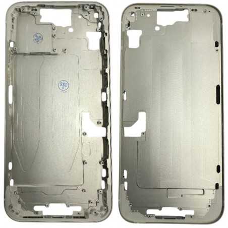 Middle Frame iPhone 15 Plus Telaio con Carrello Sim e Tasti Laterali per Apple | Giallo