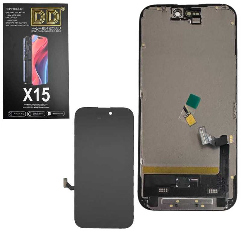 Display LCD DD SOFT OLED COP per Apple iPhone 15 | IC INTERCAMBIABILE