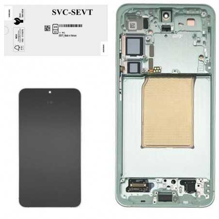 Samsung SERVICE PACK Display LCD ORIGINALE Frame Per Galaxy S25 PLUS 5G 