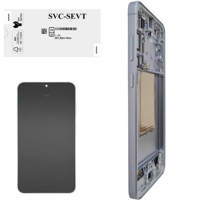 Samsung SERVICE PACK Display LCD ORIGINALE + Frame Per Galaxy S25+ PLUS 5G S936B ICY BLUE Samsung SERVICE PACK Display LCD ORIGINALE + Frame Per Galaxy S25+ PLUS 5G S936B ICY BLUE
