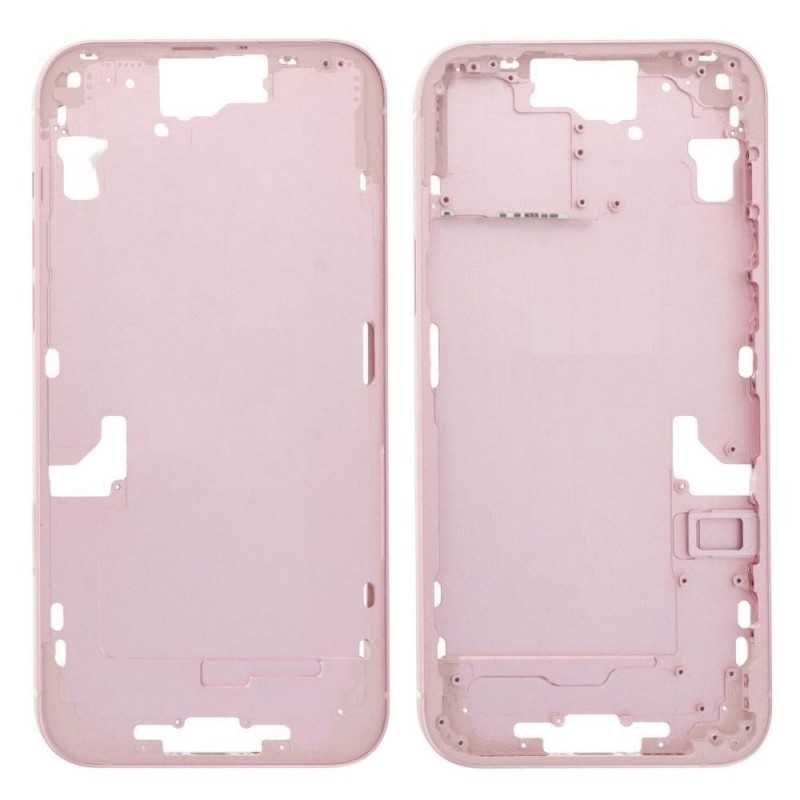 Middle Frame iPhone 15 Plus with SIM Tray and Side Buttons for Apple | Pink Middle Frame iPhone 15 Plus with SIM Tray and Side Buttons for Apple | Pink