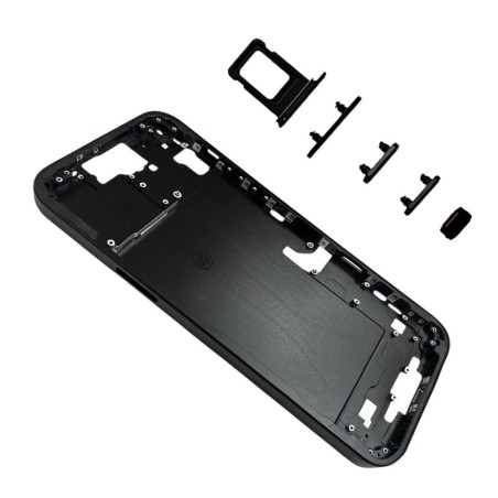 Middle Frame iPhone 15 Plus with SIM Tray and Side Buttons for Apple | Black