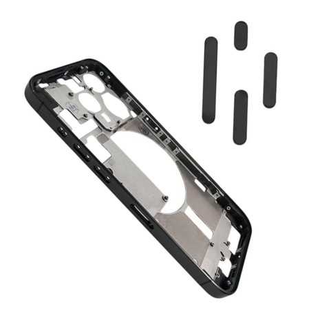 Middle Frame iPhone 15 Pro with SIM Tray and Side Buttons for Apple | Black