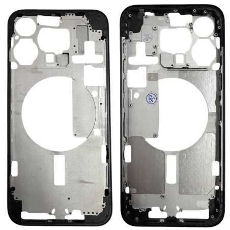 Middle Frame iPhone 15 Pro Max Telaio con Carrello Sim e Tasti Laterali per Apple | Nero