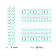 2UUL DA30 Adesivo Per Protezione Fotocamera SET 500 pezzi 7mm SET 500 