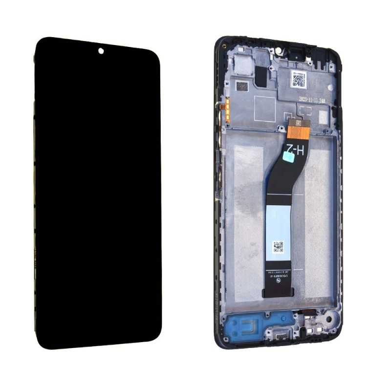 Xiaomi Service Pack Original LCD Display + Frame For Redmi 13C 4G 5G / Poco C65 4G | BLACK
