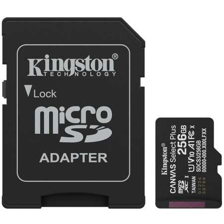 Kingston Canvas Select Plus MicroSd HC SDCS3 MicroSdXC 256GB CL 10 150MB/s
