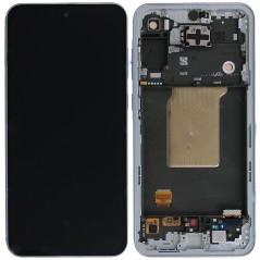 Samsung SERVICE PACK Display LCD ORIGINALE + Frame Galaxy A55 5G 2024 A556 | BLU ICE&nbsp;(ASMBLD)