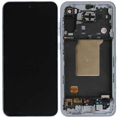 Samsung Service Pack Original LCD Display + Frame Galaxy A55 5G 2024 A556 | BLU ICE&nbsp;ASSEMBLED