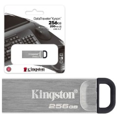 Kingston Kyson Pen Drive Flash USB 3.2 DataTraveler 200MB/s DTKN 256GB 
