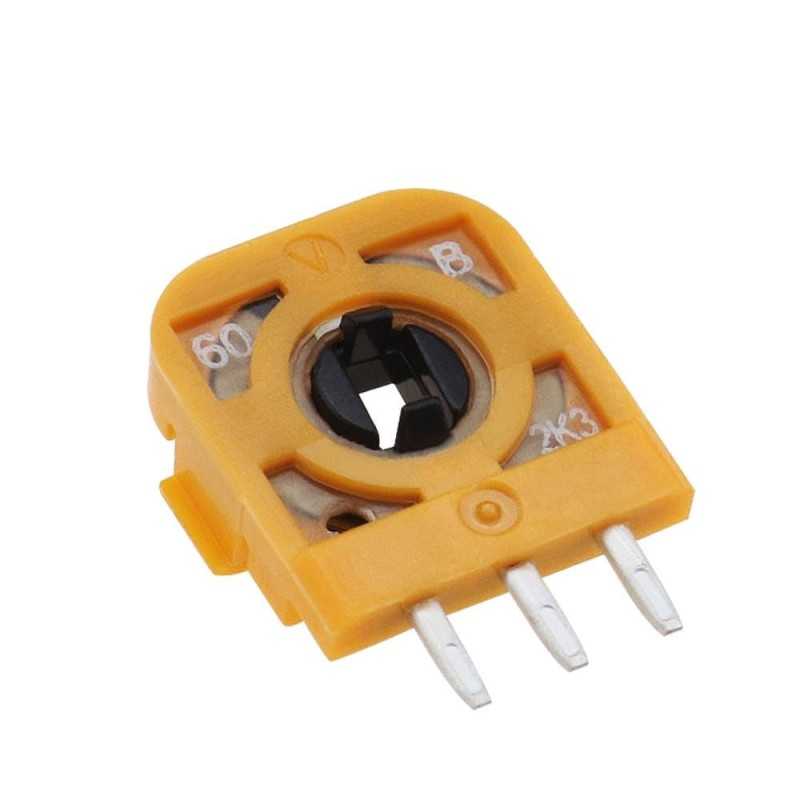 Potenziometro Trimmer 2.3 kOhm Per Riparazione Analogico PS5 Arancione | Polyshine
