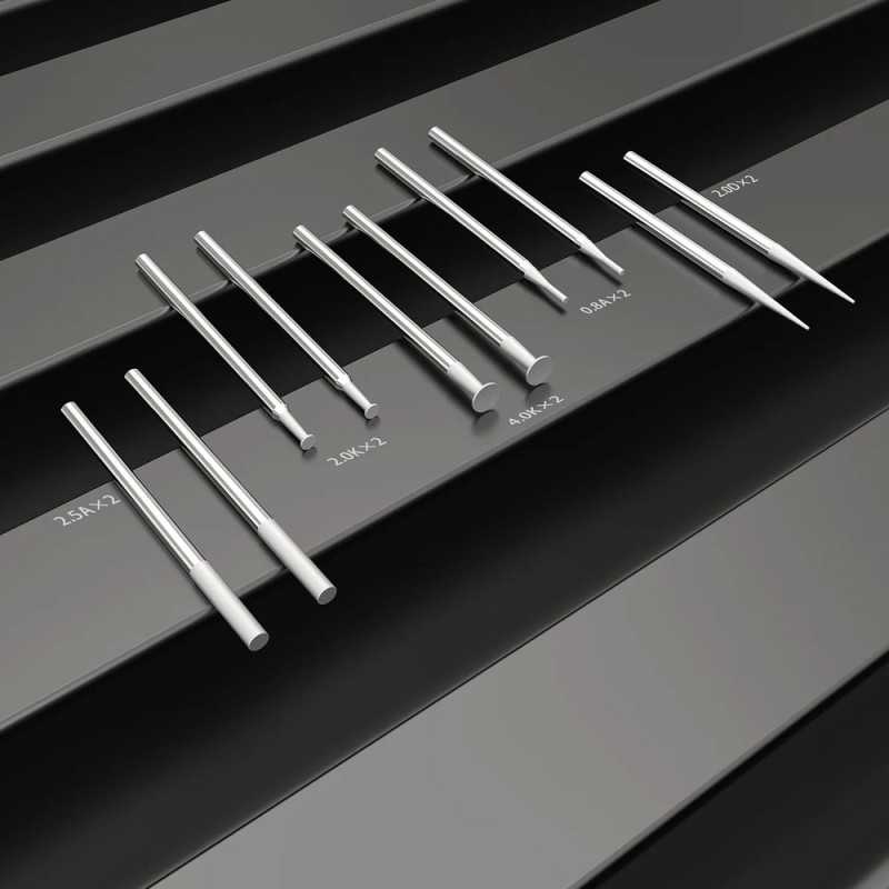 Punte di Ricambio 2UUL DA82 Per Penna Smerigliatrice DA81 (10in1)