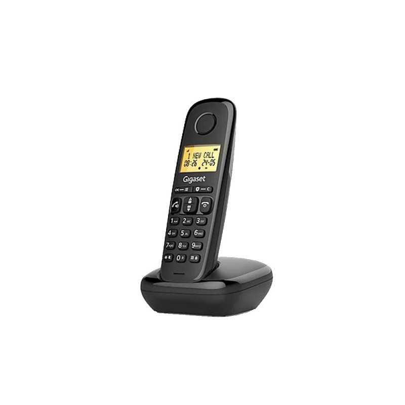 Gigaset START 100 Telefono Cordless ECO DECT Con Vivavoce | Nero