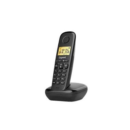 Gigaset START 100 Telefono Cordless ECO DECT Con Vivavoce Nero