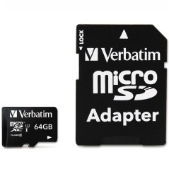 Verbatim Premium 64 GB MicroSDXC Classe 10