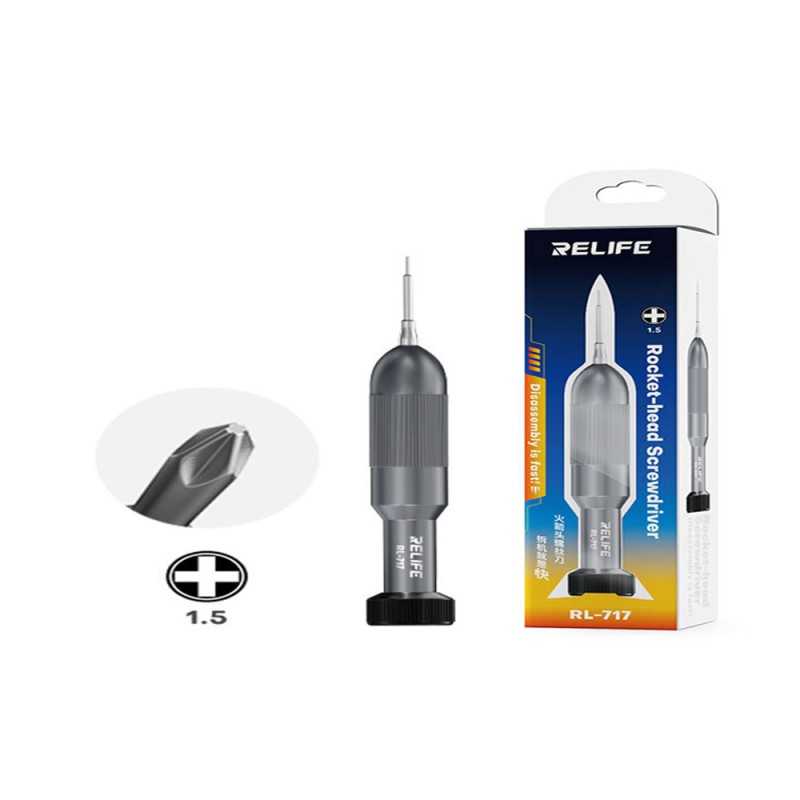RELIFE RL-717 Cacciavite Rocket Head Screwdriver /+1.5 RELIFE RL-717 Cacciavite Rocket Head Screwdriver /+1.5