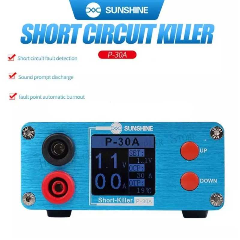 SUNSHINE P-30A Short-Killer Riparazione e Rilevazione Cortocircuiti su Telefoni Cellulari e Computer SUNSHINE P-30A Short-Killer Riparazione e Rilevazione Cortocircuiti su Telefoni Cellulari e Computer