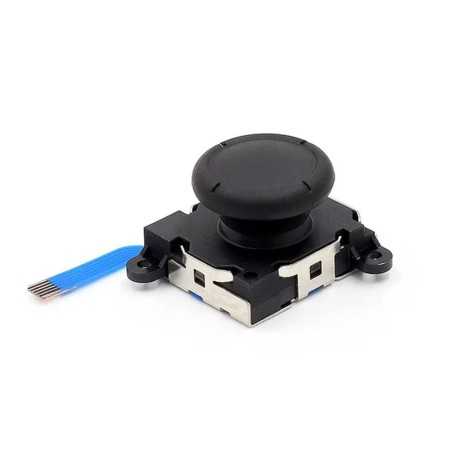 Controller Analogico 3D Joy Con Per Joystick Nintendo Switch Nero
