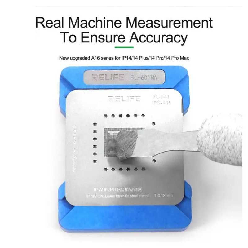 RELIFE RL-601MA Set di Riparazione per CPU Fixture Serie iPhone (A11-A19 Pro ) RELIFE RL-601MA Set di Riparazione per CPU Fixture Serie iPhone (A11-A19 Pro )