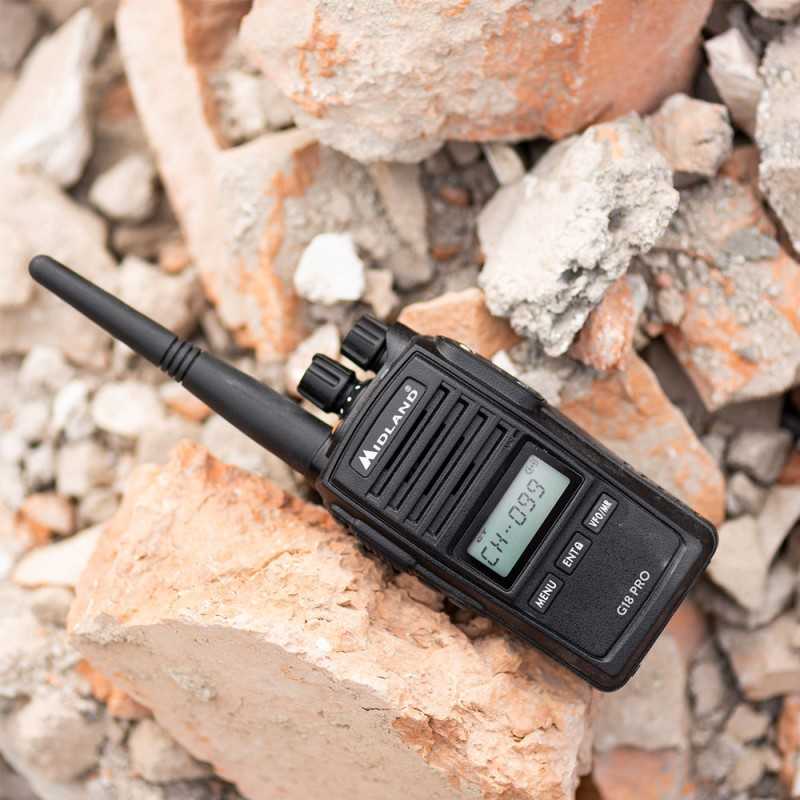 Midland G18 Pro Noise Rreduction Function PMR Single IP67