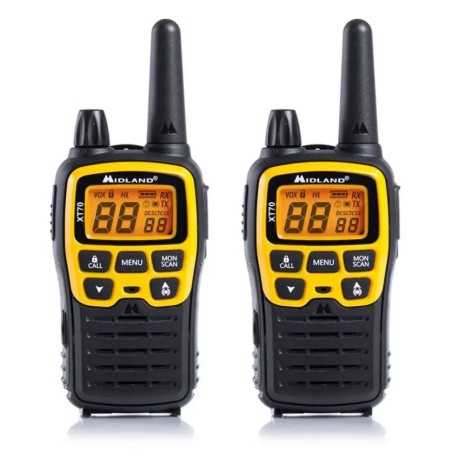 MIDLAND WALKIE TALKIE XT70 Adventure DUAL BAND PMR446/LPD + VALIBOX