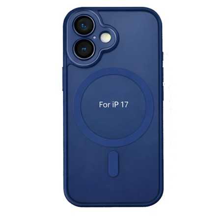 Cover Case iPhone 17 MagSafe with Camera Glass Screen Protector | Dark Blue