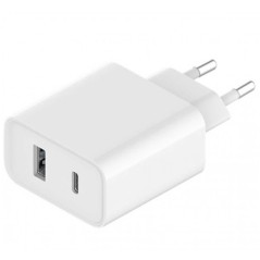 Xiaomi Mi 33W Caricabatteria Fast Charger USB C USB A Bianco