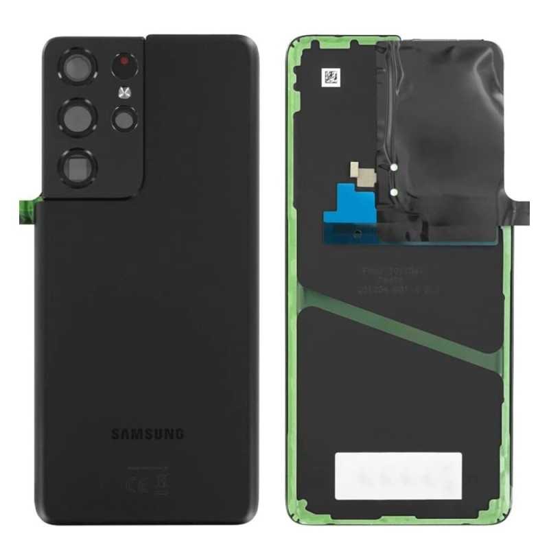 Samsung Back Cover Originale Service Pack per Galaxy S21 ULTRA G998 | Phantom Black