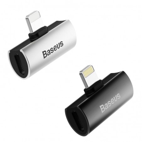 Acquista Baseus Adattatore Sdoppiatore Lightning Maschio a doppio Covertitore femmina L46 Per iPhone su Smartness