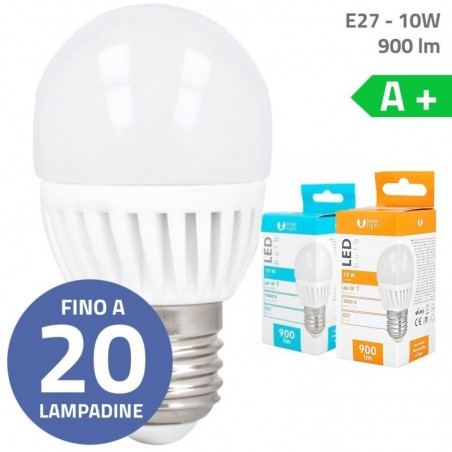 Discover Bundle up to 20pcs LED Bulbs Bulb E27 G45 10W 900lm Warm Light - Cold Ceramic Light details