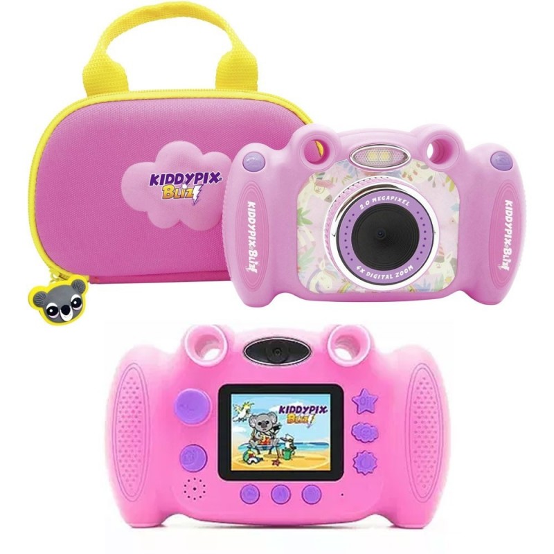 Easypix KiNDER KiddyPix Blizz Cam Compact Camera for Kids | Pink - Blue Easypix KiNDER KiddyPix Blizz Cam Compact Camera for Kids | Pink - Blue