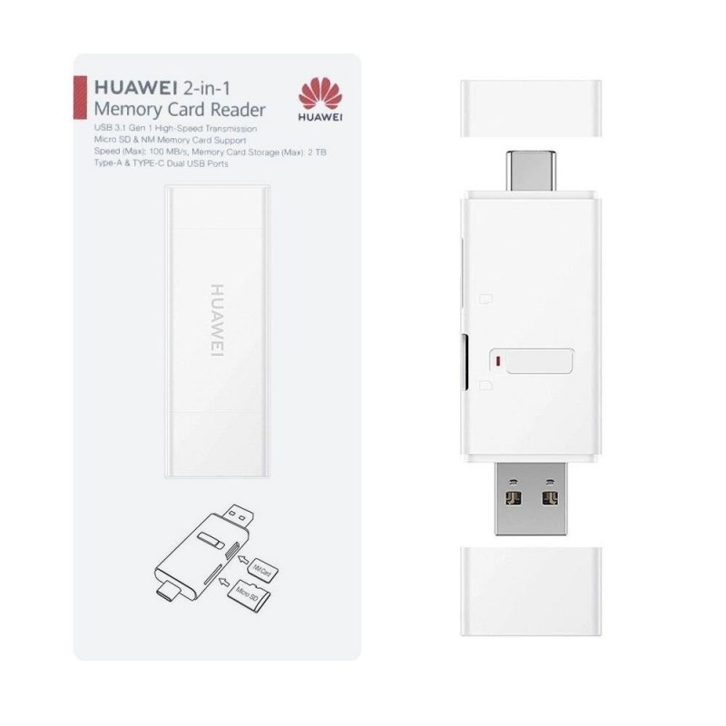 Huawei Lettore di schede Card Reader con porta Usb e Type-C