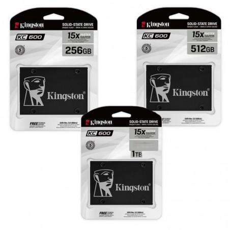Foto di Kingston SSD SKC600 2,5" SATA Memoria da 256Gb a 1Tb - Kingston