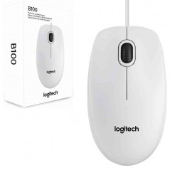 Photo of Logitech Optical Mouse B100 800 dpi Usb White - Logitech